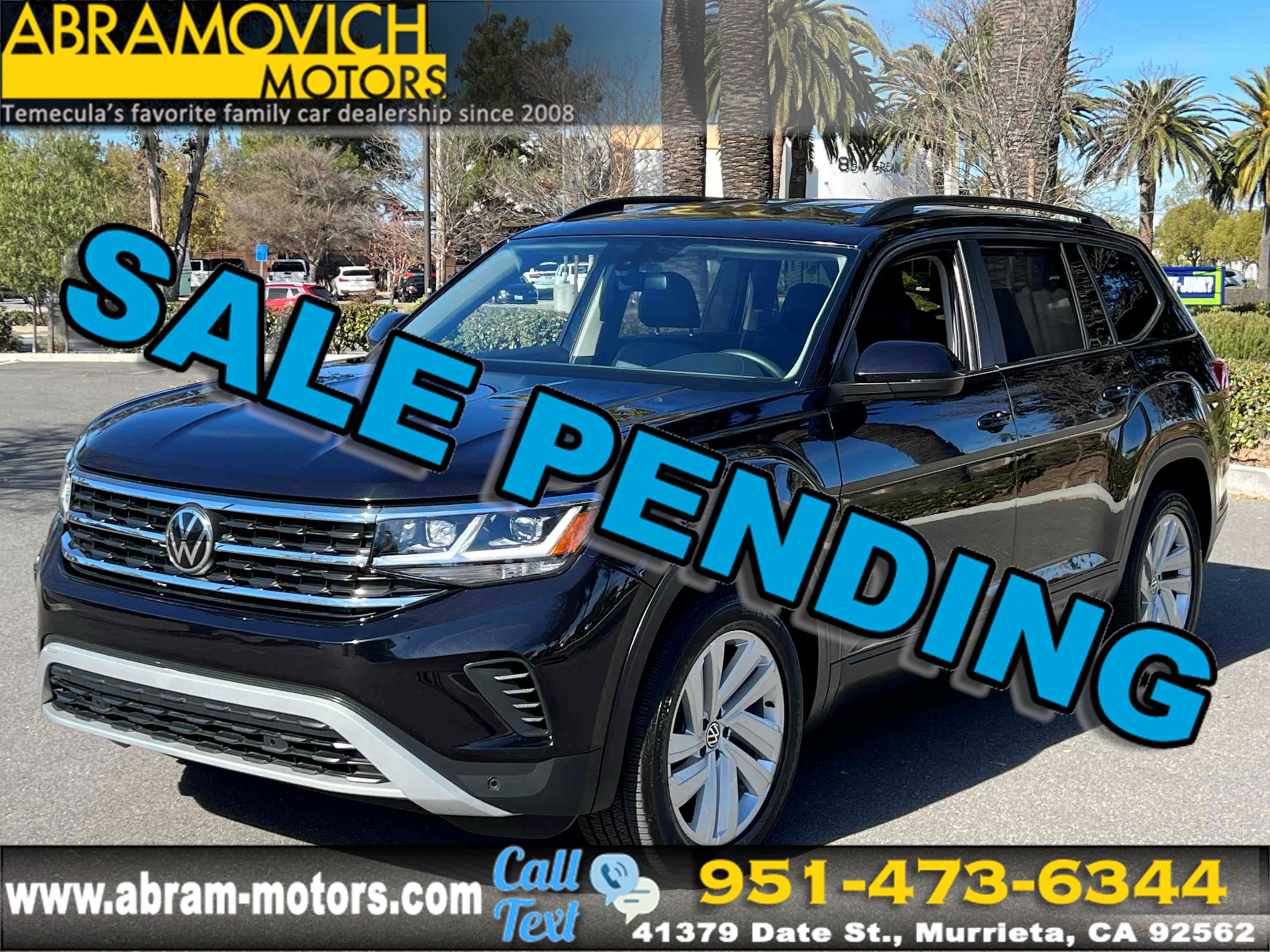 2021 Volkswagen Atlas 3.6L V6 SE w/Technology - REAR PARKING AID