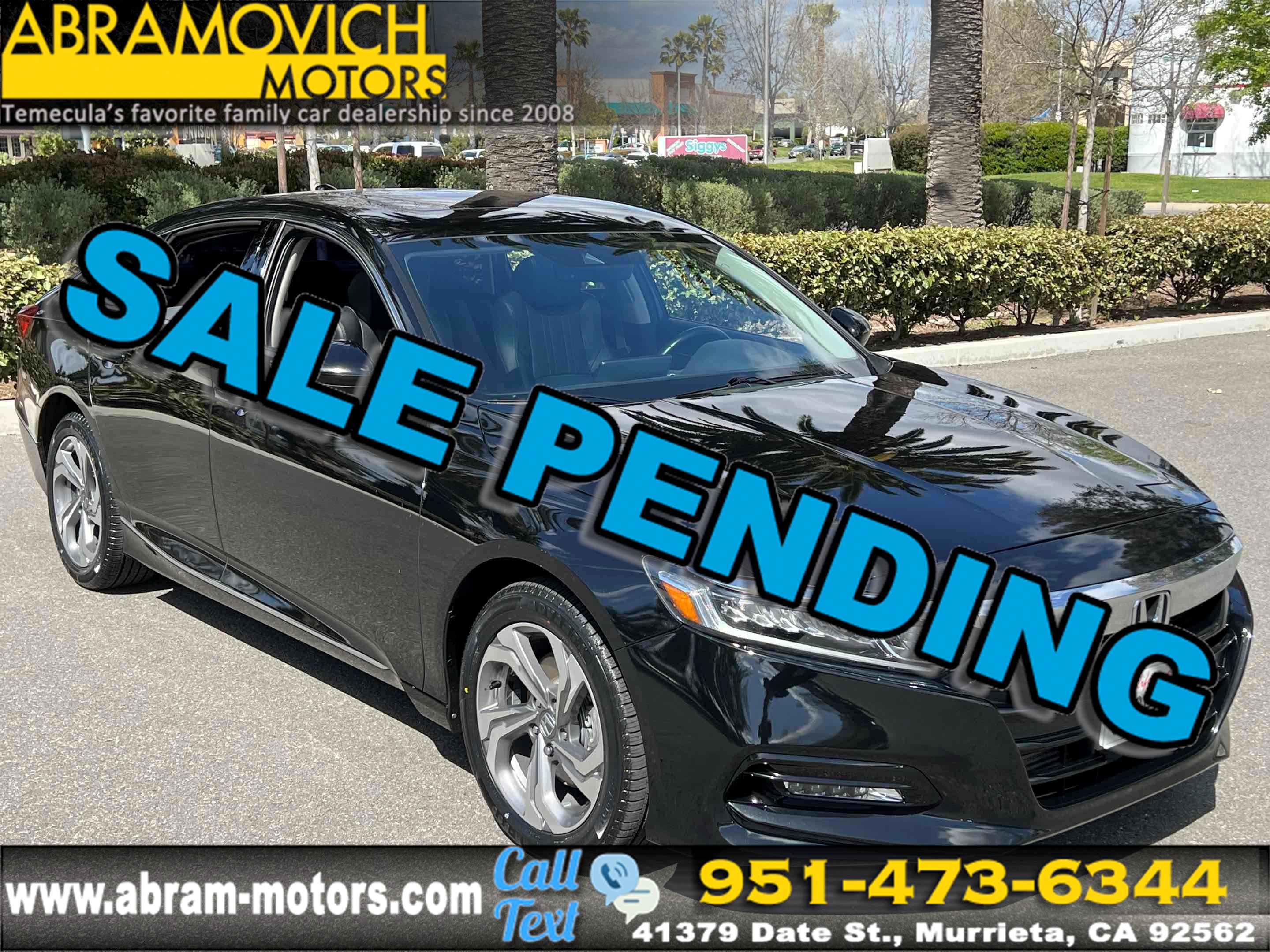 2018 Honda Accord Sedan EX-L 2.0T - KEYLESS START - SATELLITE RADIO