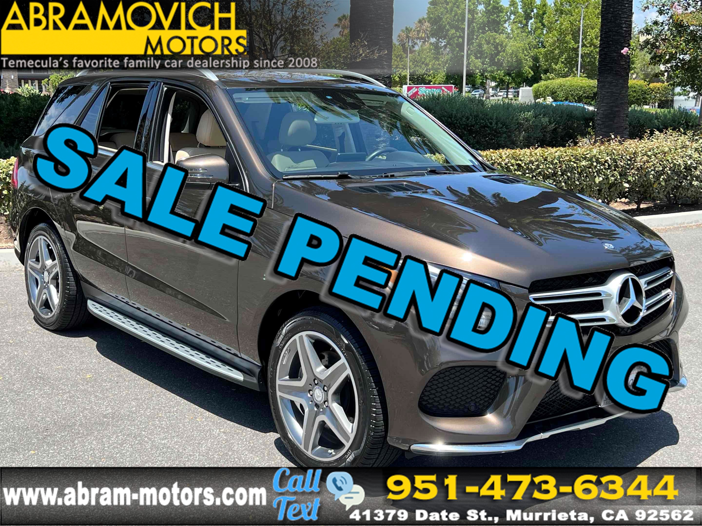 2016 Mercedes-Benz GLE 350 SUV - SPORT PACKAGE - PREMIUM PACKAGE