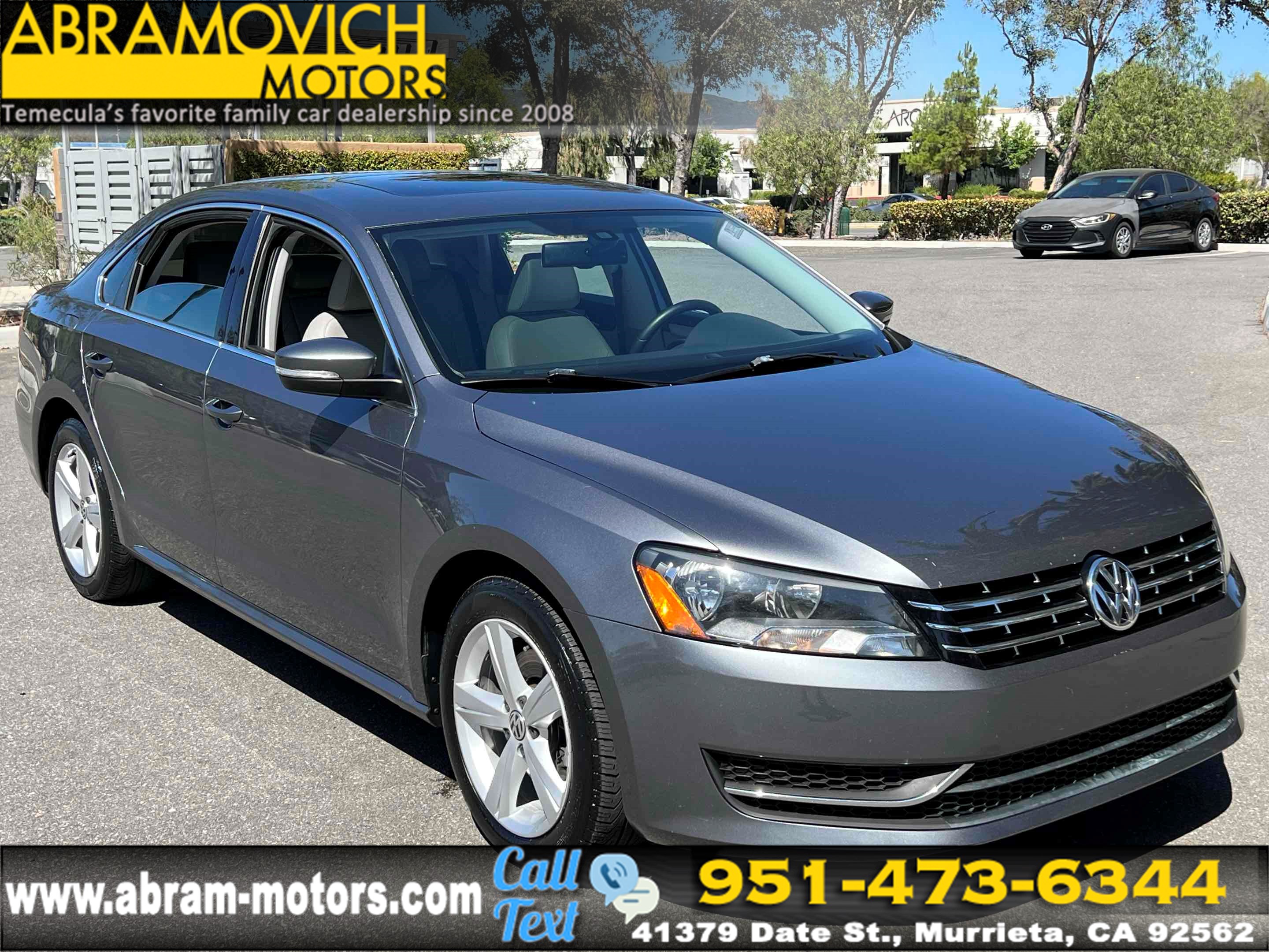 2013 Volkswagen Passat TDI SE w/Sunroof - SATELLITE RADIO