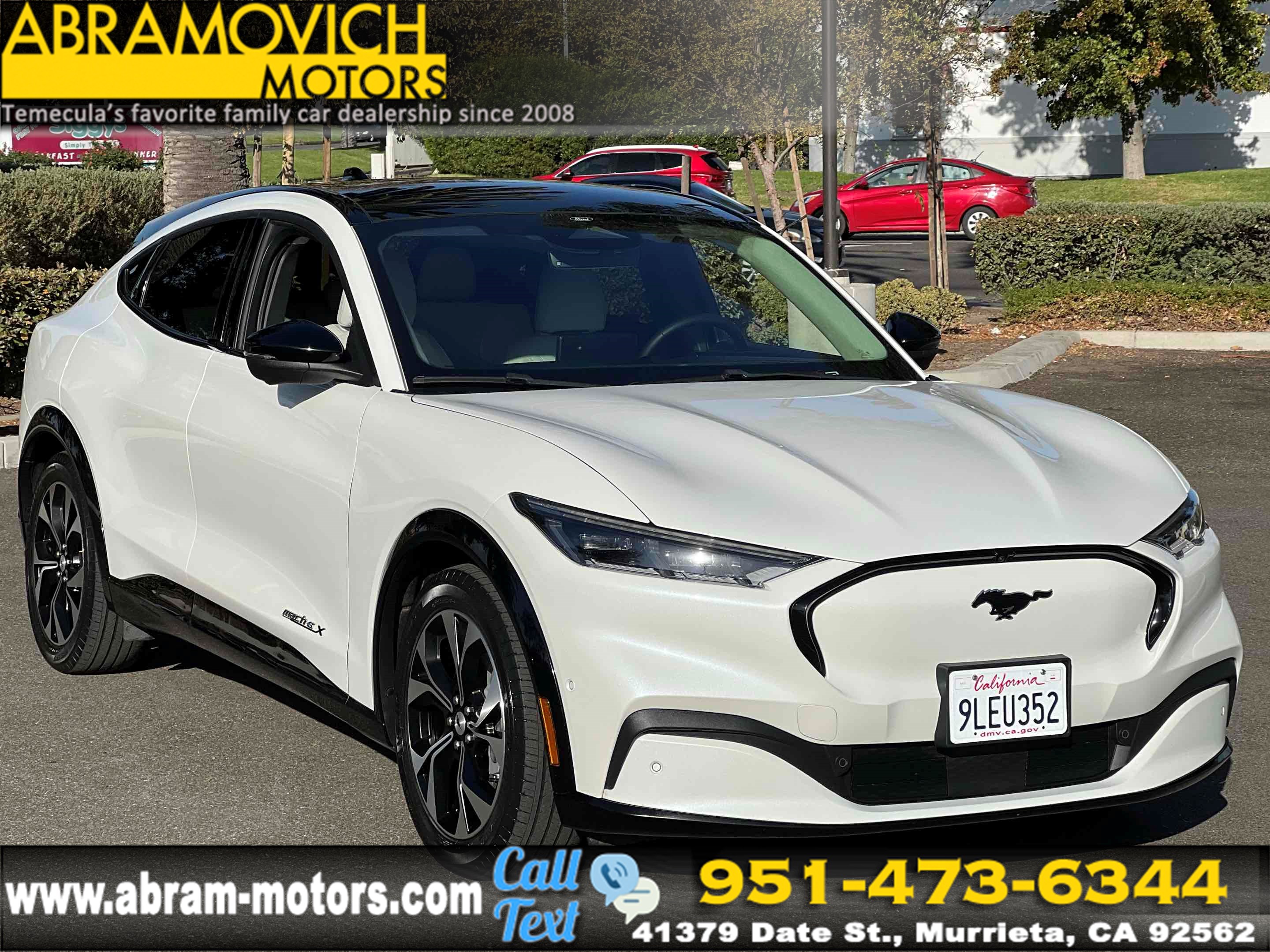 2021 Ford Mustang Mach-E Premium - STAR WHITE METALLIC TRI-COAT