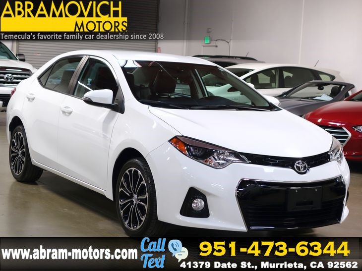 Sold 2016 Toyota Corolla S Plus Rear View Camera Bluetooth 1 Owner In Murrieta