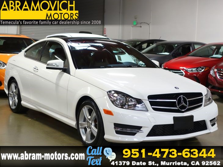 Sold 15 Mercedes Benz C 250 Coupe 1 Owner Navi Pano Roof Lease Return In Murrieta