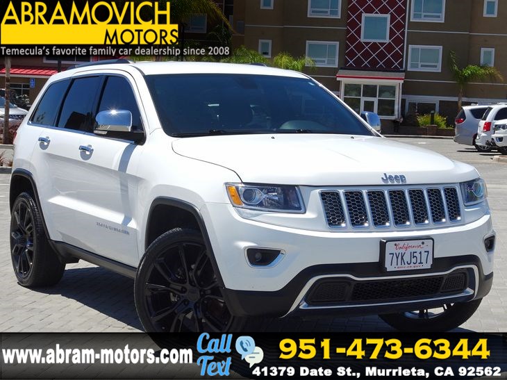 2015 Jeep Grand Cherokee Limited - BACKUP CAMERA - BLUETOOTH