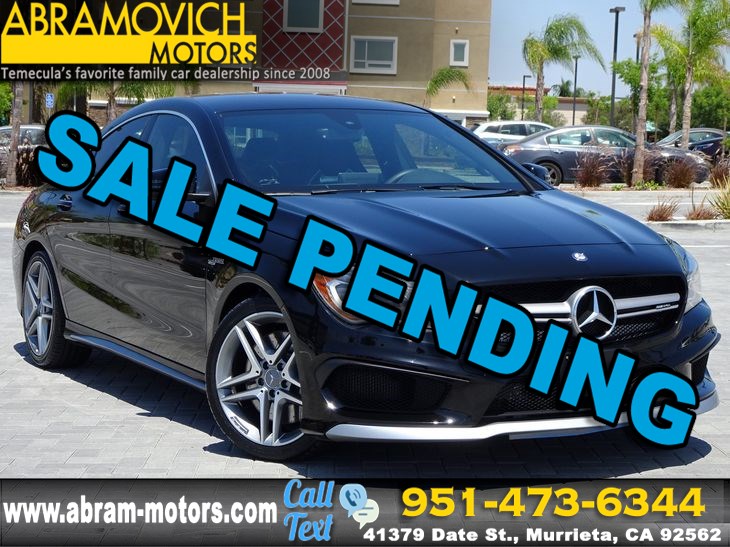 Sold 2015 Mercedes Benz Cla 45 Amg 1 Owner Navi Lease Return Blind Spot In Murrieta