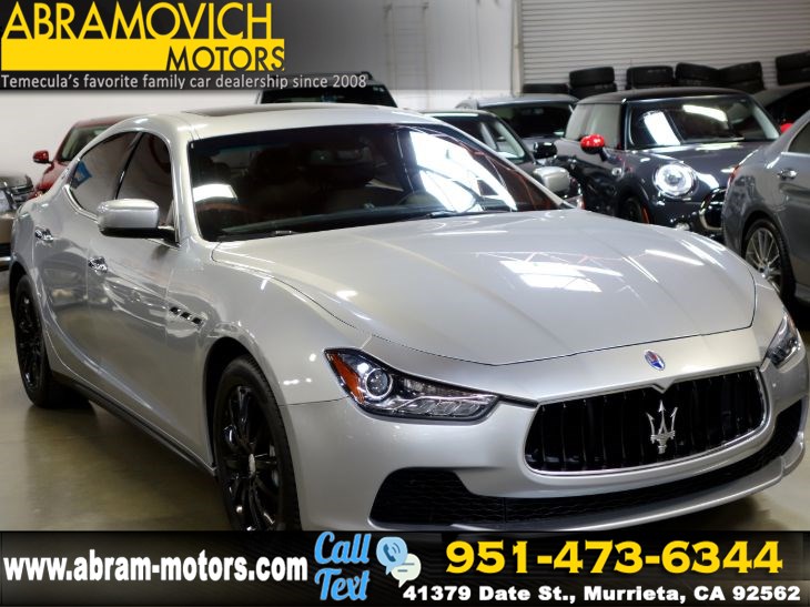 Sold 2014 Maserati Ghibli Rear View Camera Satellite Radio In Murrieta