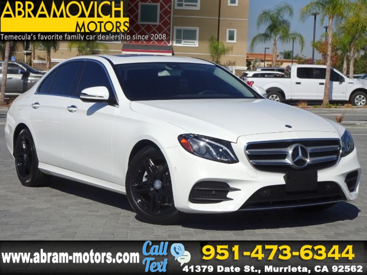 Sold 18 Mercedes Benz E 300 Rwd Sedan Navi New Tires Lease Return In Murrieta