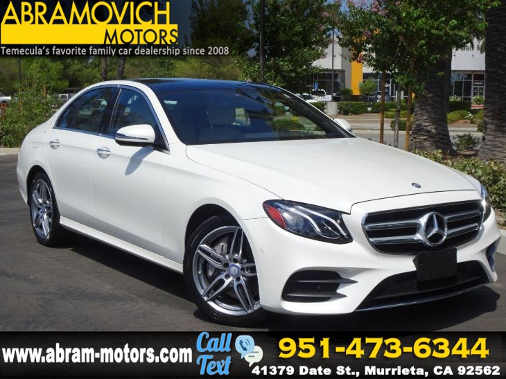 2017 Mercedes-Benz E 300 - MSRP $62,980 - 4MATIC Sedan - PANORAMIC ROOF - SPORT PKG