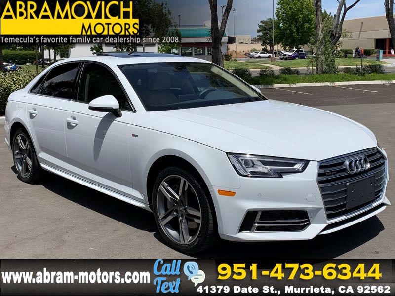 Sold 2017 Audi A4 Msrp 48 625 Premium Plus Blind Spot Technology Package In Murrieta