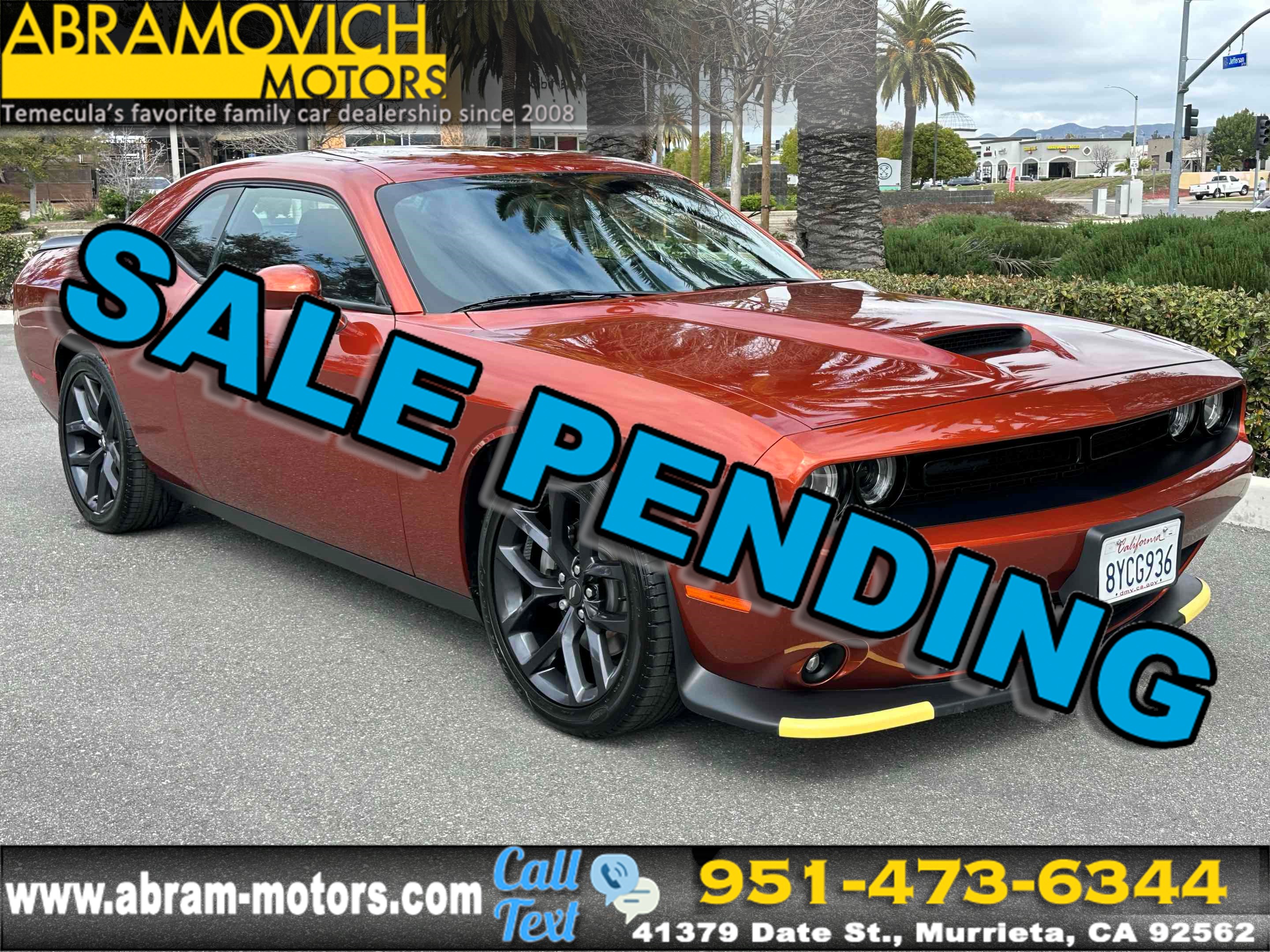 2021 Dodge Challenger GT - BLACKTOP PKG - REAR PARKING AID