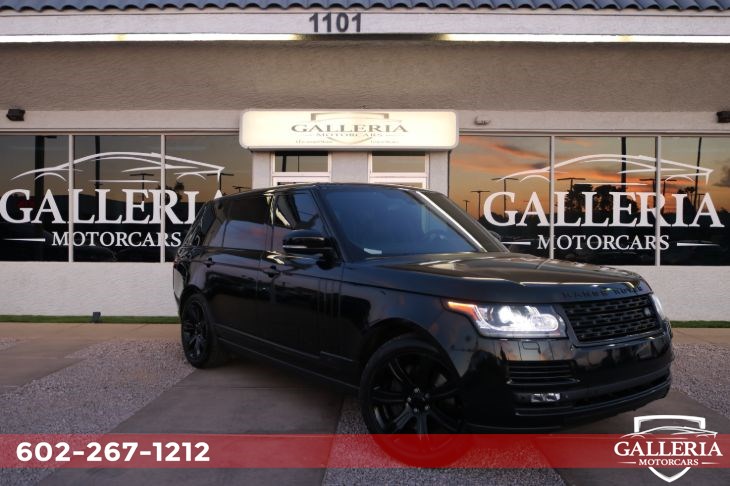 Sold 2015 Land Rover Range Rover Autobiography Black In Scottsdale