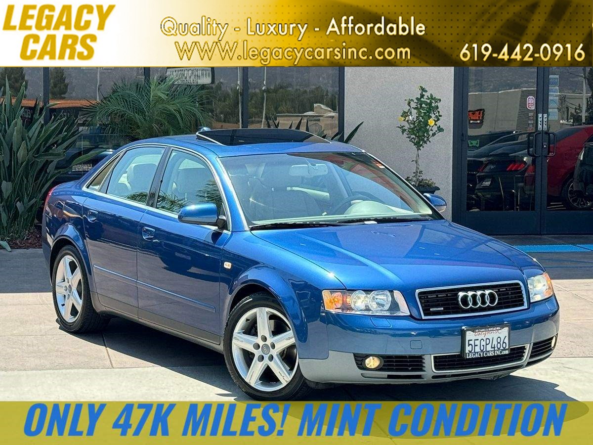 2004 Audi A4 AWD W/ LOW MILES / SUNROOF