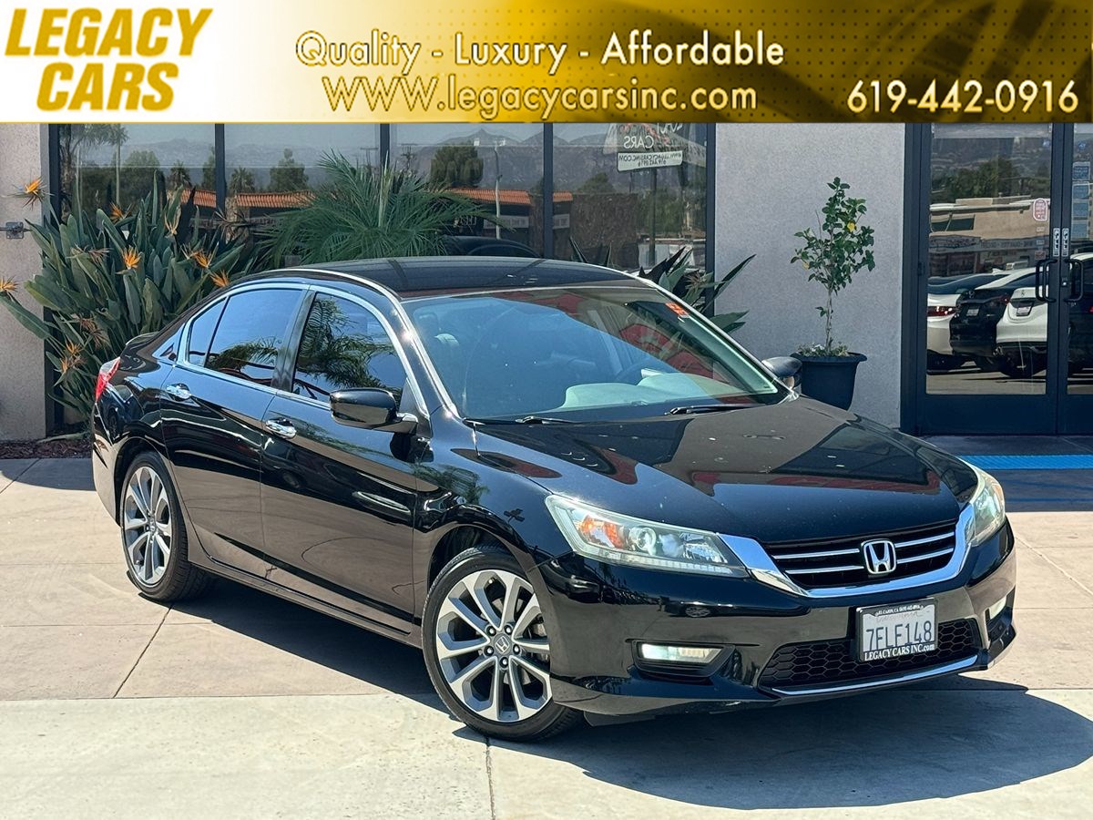 2015 Honda Accord Sedan Sport 1 OWNER W/ BACKUP CAM