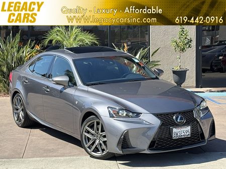 2018 Lexus IS 300 F-SPORT LOW MILES  W/ MOONROOF