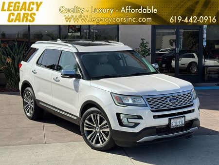 2017 Ford Explorer Platinum LOW MILES W/ BLIND SPOT MONITOR