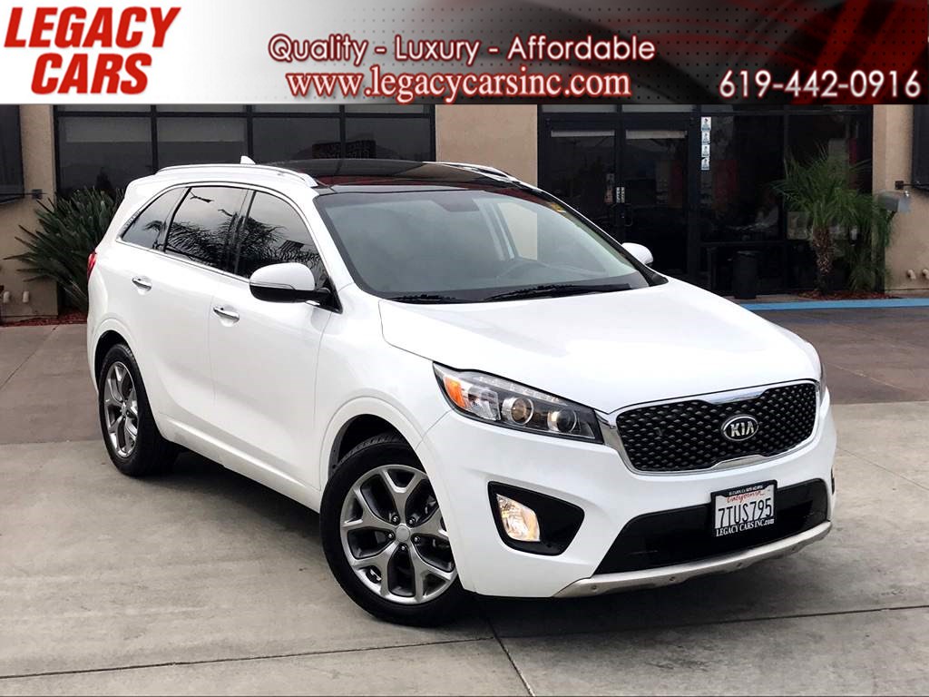 Sold 2016 Kia Sorento Sx Limited V6 W Nav Pano Sunroof 3rd Row In El Cajon