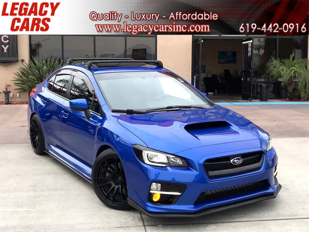 Sold 2015 Subaru Wrx Limited Manual Loaded W Navigation Roof Rack In El Cajon