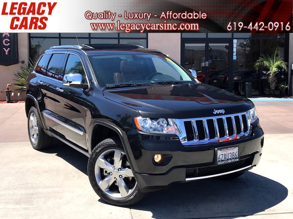 Sold 2013 Jeep Grand Cherokee Overland 4wd W Panoramic Roof And Navigation In El Cajon