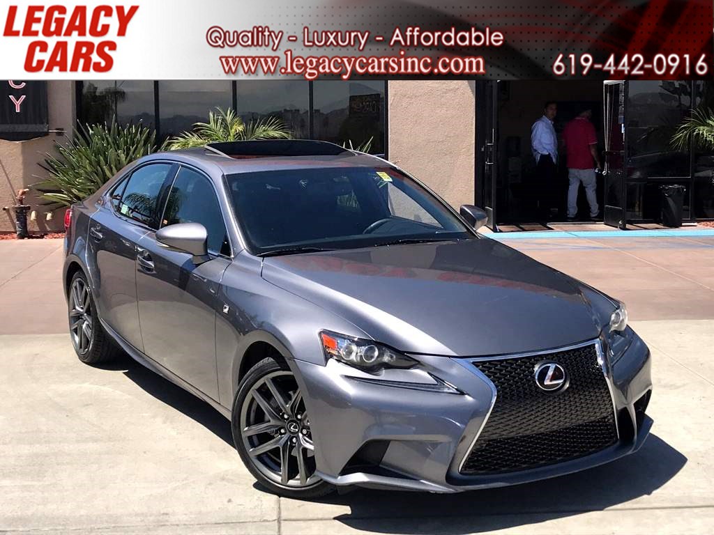 Sold 2014 Lexus Is 250 F Sport Pkg W Nav Sunroof In El Cajon