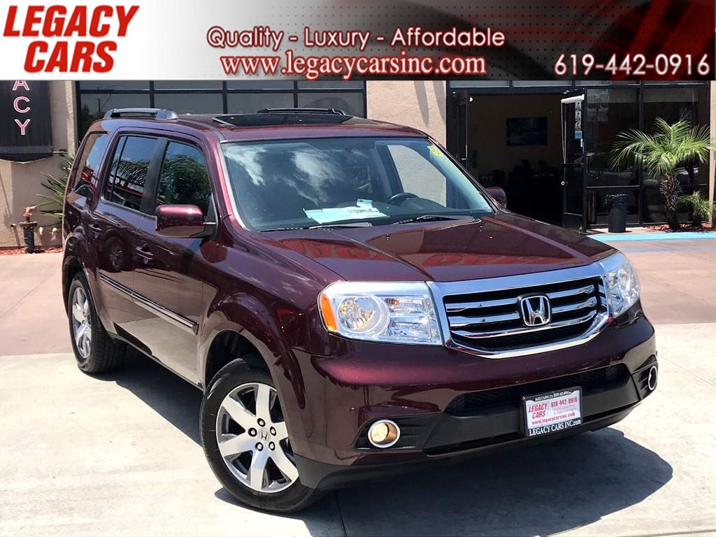Sold 2014 Honda Pilot Touring W Nav Sunroof Dvd 3rd Row In El Cajon