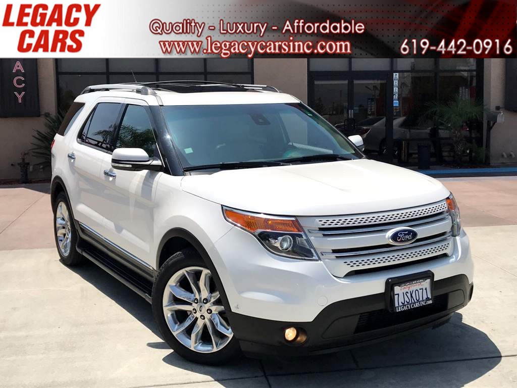 Sold 2013 Ford Explorer Limited Ecoboost W Nav Sunroof Dvd 3rd Row In El Cajon