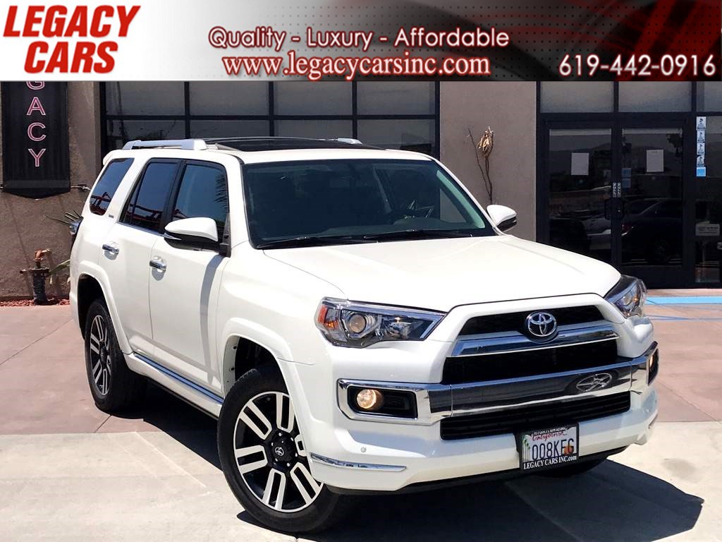 Used 2017 Toyota 4runner Limited 4x4 W Nav Sunroof 3rd Row In El Cajon legacy cars
