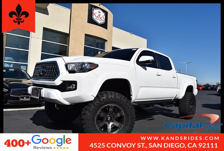 Used 2019 Toyota Tacoma Lifted Off Road Tires Sport Backup Cam
