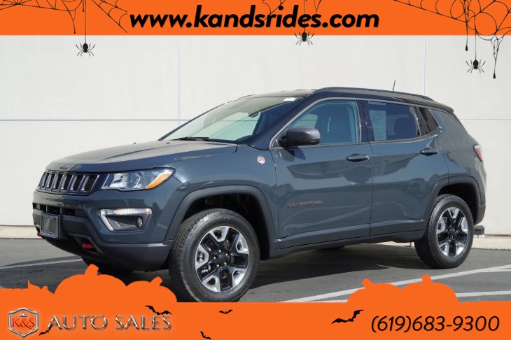 Sold 17 Jeep Compass Trailhawk One Owner 4x4 Blind Spot Monitor Bluetooth Back Up Cam Keyless Ignition In San Diego