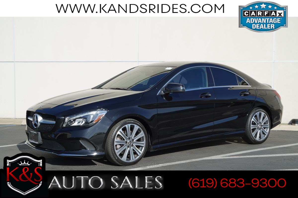 Used 18 Mercedes Benz Cla 250 One Owner Blind Spot Monitor Bluetooth Back Up Cam Android Auto Apple Carplay In San Diego