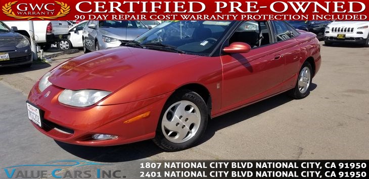 Sold 2002 Saturn Sc 3dr Sc2 Coupe 3d In National City