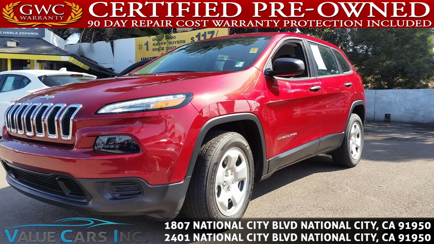 Sold 17 Jeep Cherokee Sport Suv 4d In National City