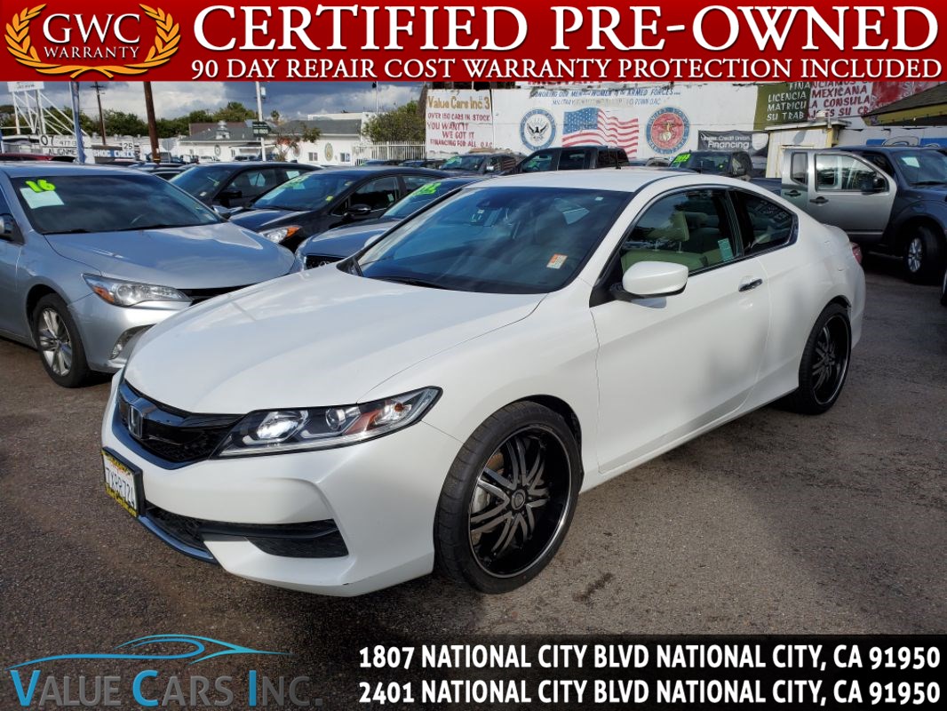 Sold 2016 Honda Accord Coupe Lx S Coupe 2d In National City