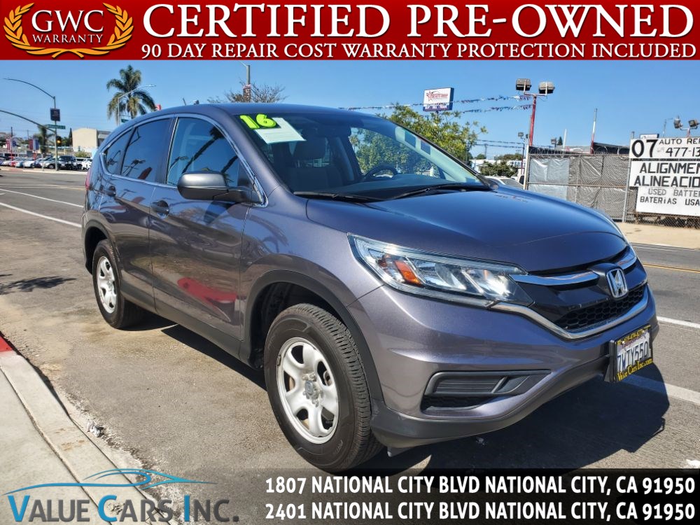 Sold 2016 Honda CR-V LX in National City