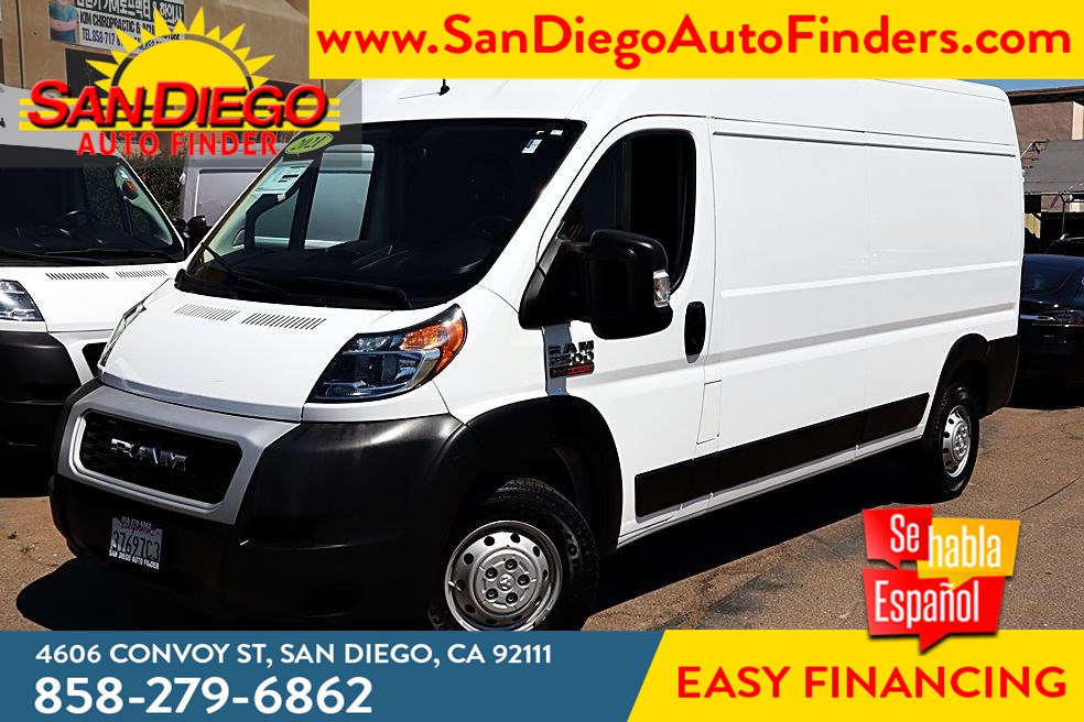 2021 Ram ProMaster Cargo Van 2500 High Roof 159" WB 1 owner, Factory Warranty, Amazing Price,..