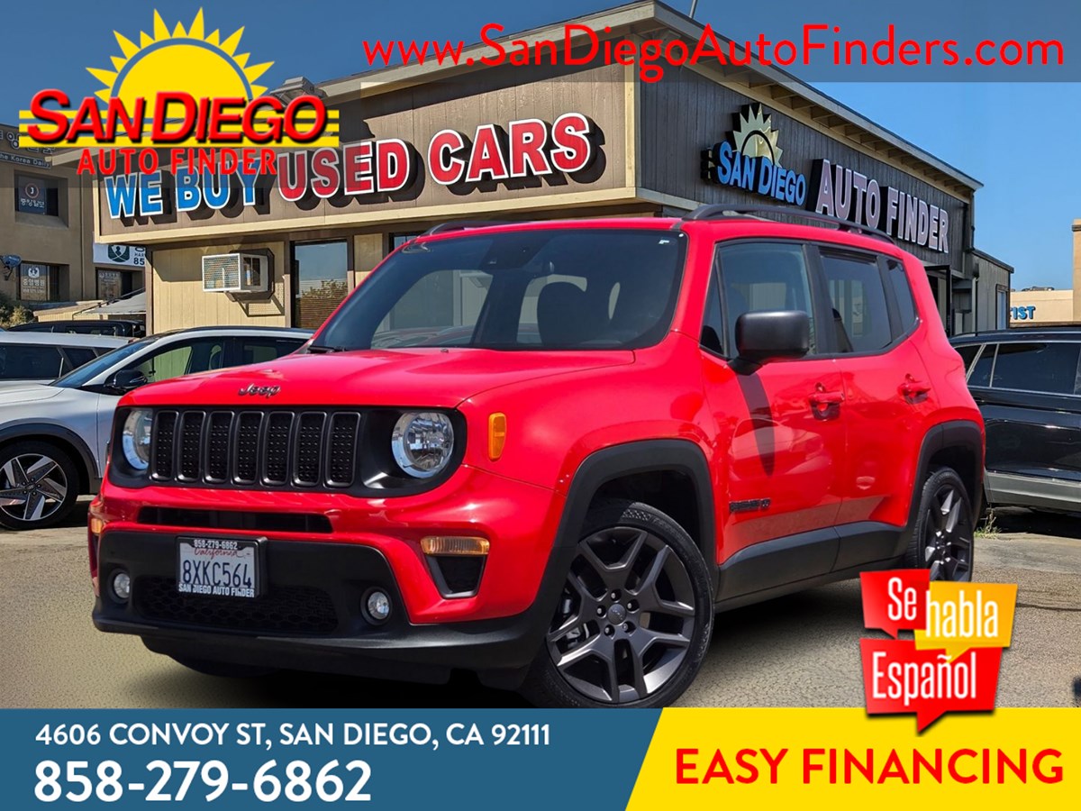 2021 Jeep Renegade Latitude, FWD, 4CYL, Regular Oil Changes, Must See,1 Owner