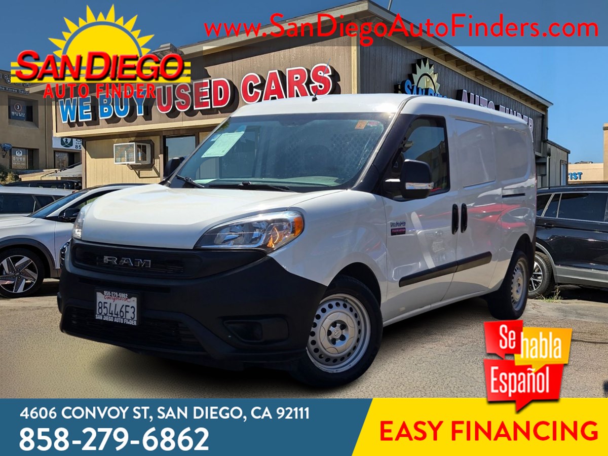 2021 Ram ProMaster City Cargo Van Tradesman, 61K Miles, 1-Owner, Great Service History, Clean CarFax