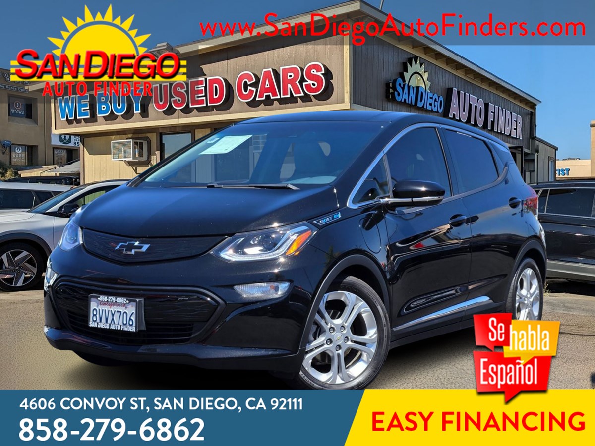 2021 Chevrolet Bolt EV LT, Very Clean, ** QUALIFIES FOR $4000 INSTANT CREDIT AS DOWNPAYMENT** CALL 858-279-6862