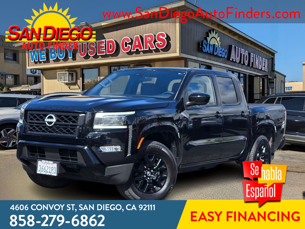 2023 Nissan Frontier SV, 1 Owner, Must See, Midnight Edition, Black On Black, Call Now 858-279-6862