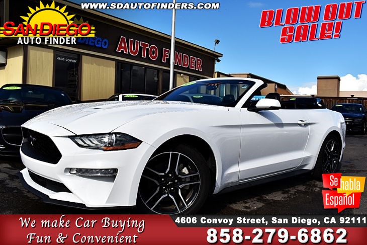 Sold 2018 Ford Mustang Ecoboost Premium Convertible 1 Owner