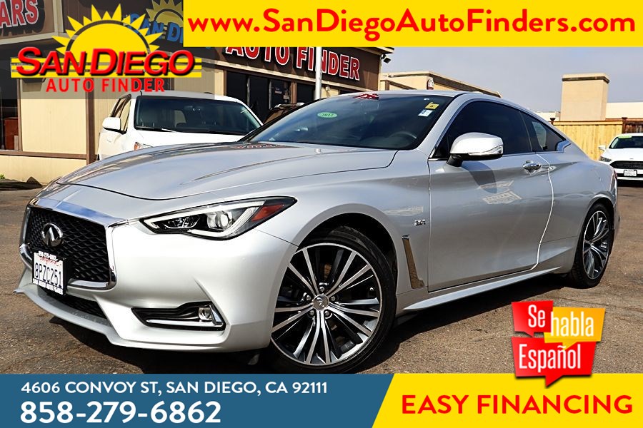 2017 INFINITI Q60 2.0t, Moonroof, Loaded, Factory Warranty, Pristine Condition, Don't miss it,..