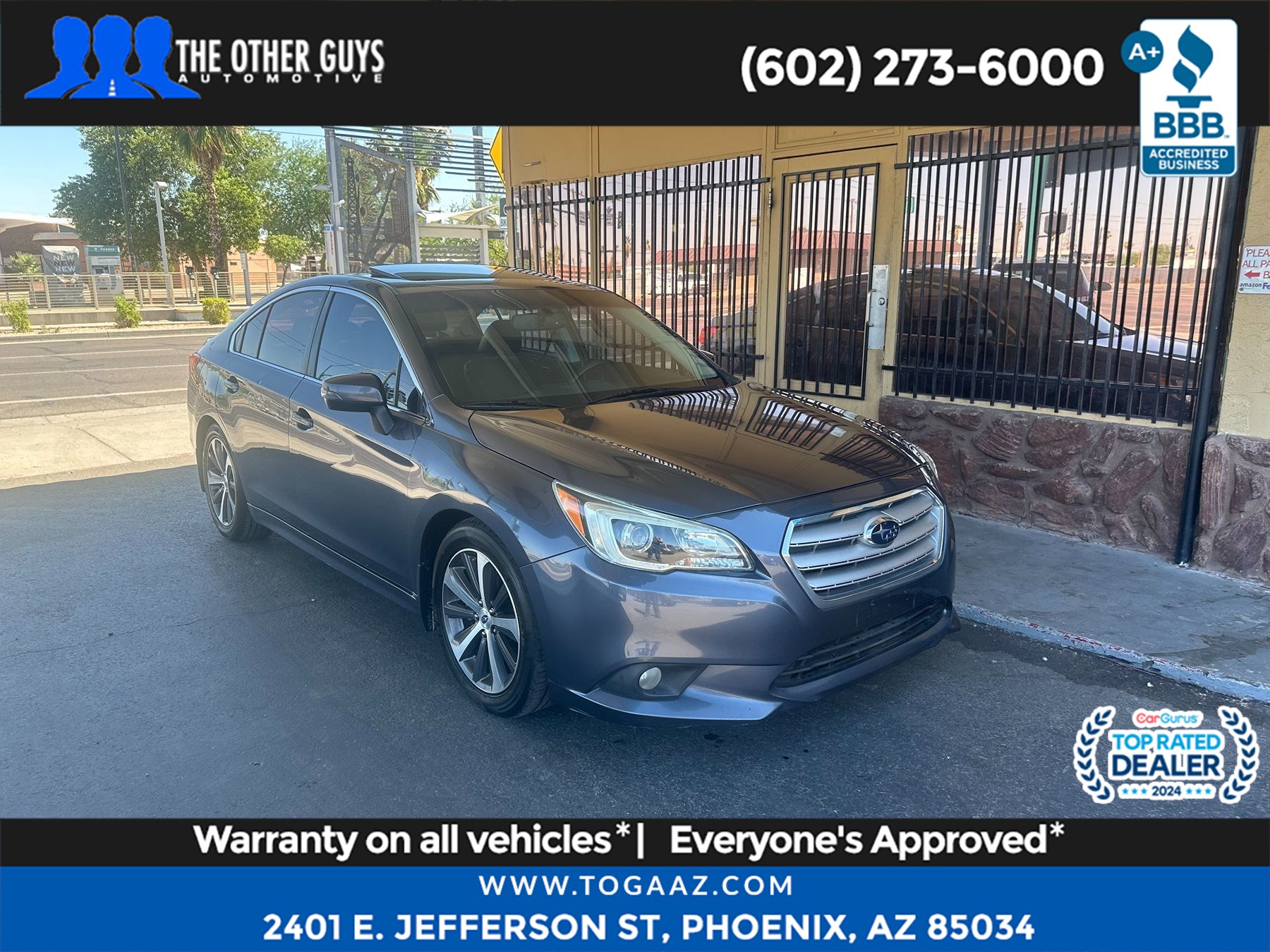 2015 Subaru Legacy 3.6R Limited