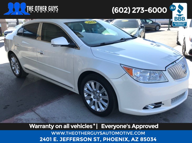Sold 2012 Buick Lacrosse Premium 1 In Phoenix