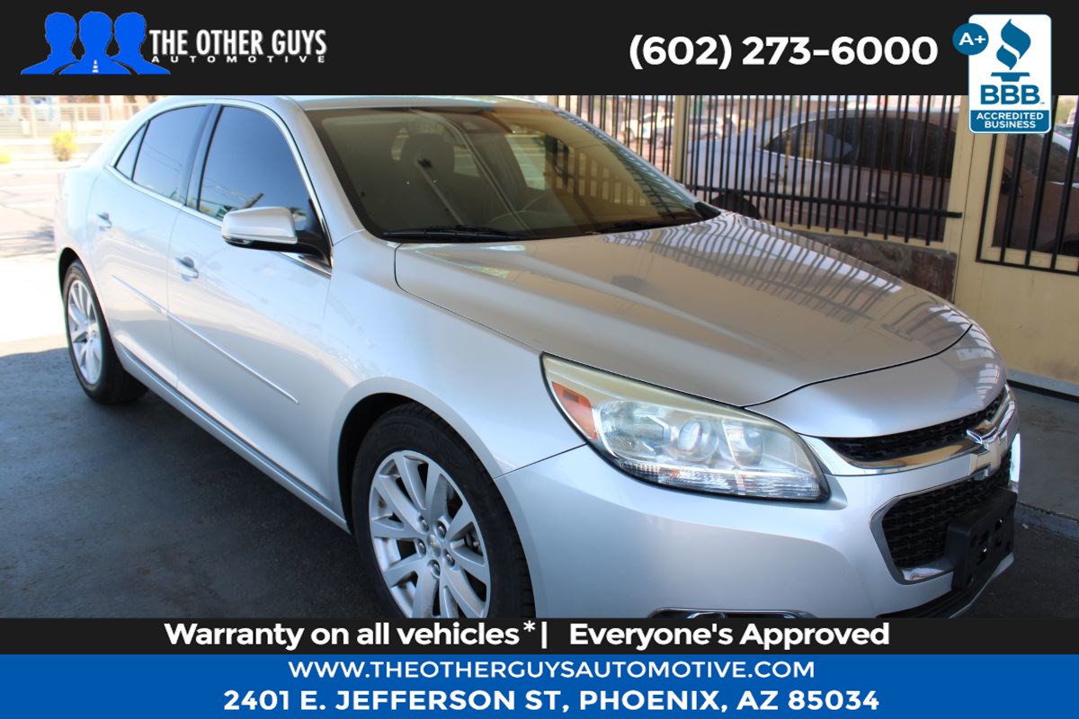 Used 2015 Chevrolet Malibu Lt In Phoenix Used 2015 Chevrolet Malibu Lt In Phoenix