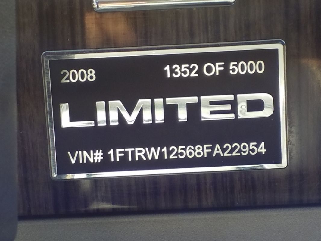 Sold 2008 Ford F 150 Limited In Bellflower