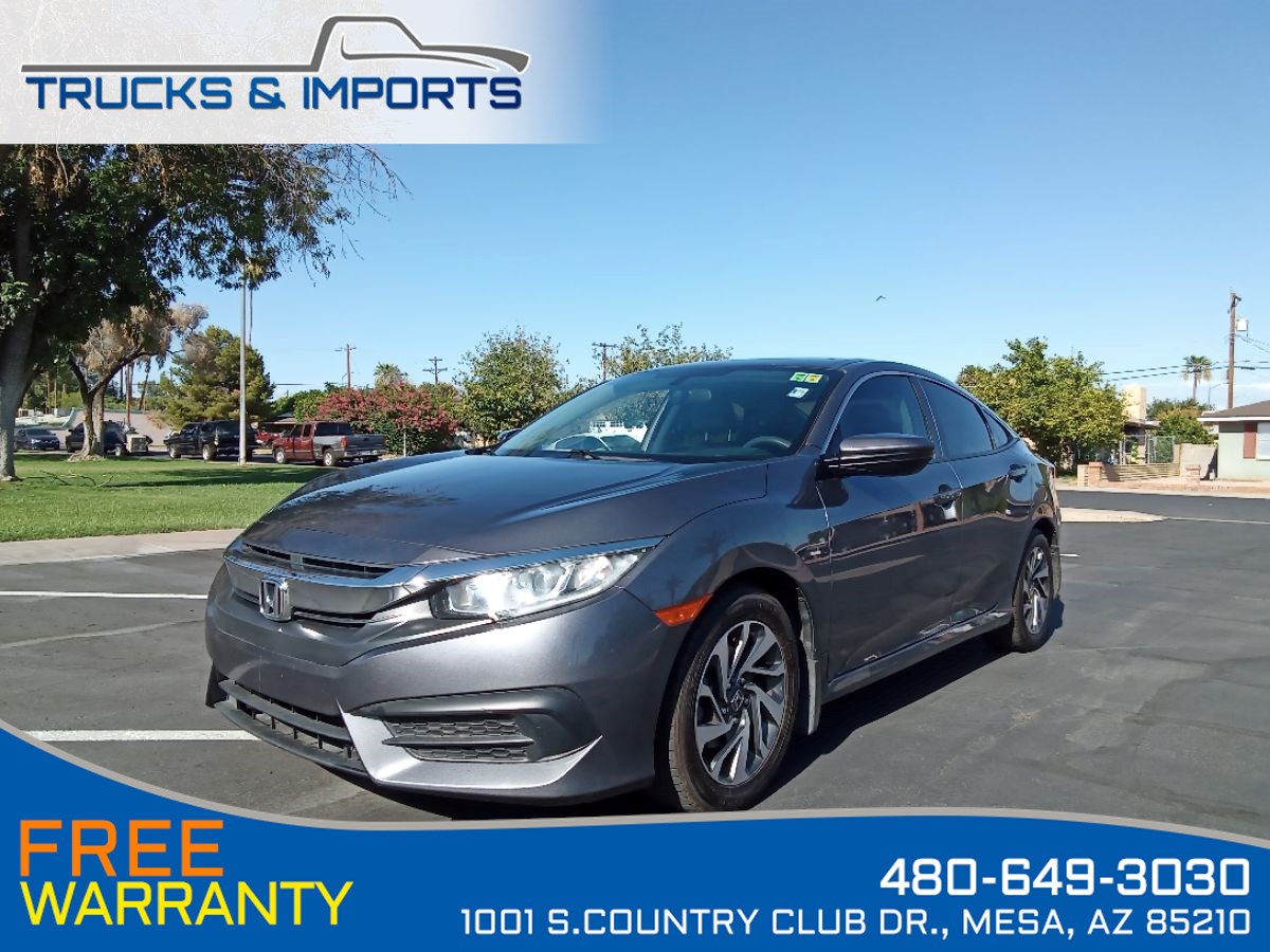 2018 Honda Civic Sedan EX Clean Carfax VTEC Bluetooth Backup Roof 55K!