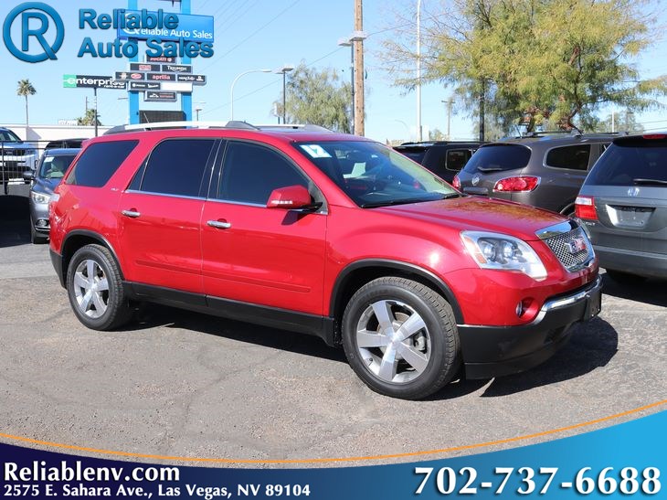 2012 Gmc Acadia Slt1 W Certified Warranty Near Las Vegas