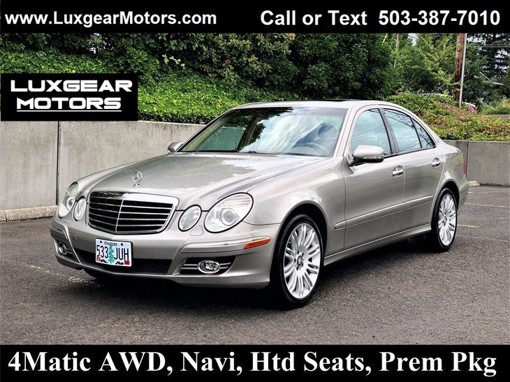 Sold 2008 Mercedes Benz E350 4matic Awd Navi Htd Seats Sunroof In Portland