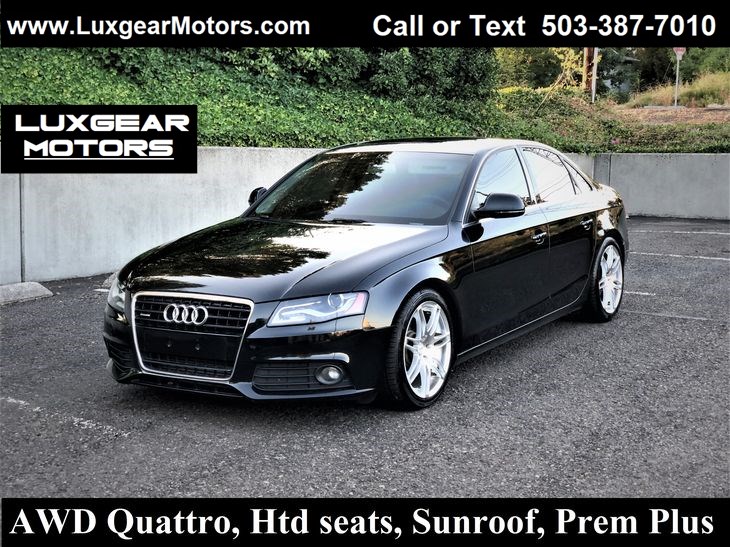 Sold 2009 Audi A4 2 0t Prem Plus Htd Seats Sunroof One Owner In Portland