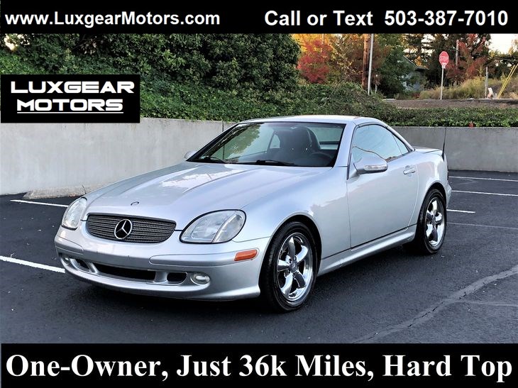 sold 2002 mercedes benz slk320 one owner 36k miles hard top convertible in portland 2002 mercedes benz slk320 one owner 36k miles hard top convertible luxgear motors