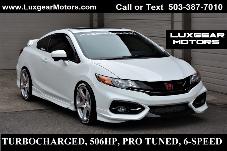 Sold 2015 Honda Civic Coupe Si 6 Speed Turbo Charged Professionally Tuned In Portland